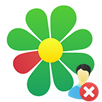 Как удалить контакт в ICQ